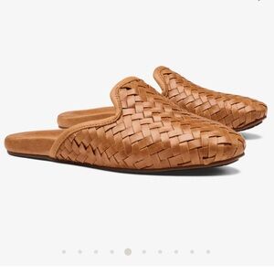 OluKai Tan Woven Mules Mi`i